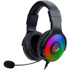 Headset Gamer Redragon Pandora RGB, USB, Com Microfone Removível, Drivers 50mm, Preto - H350RGB