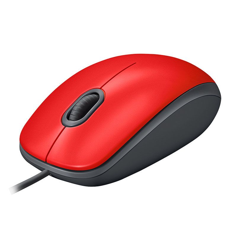 Mouse Logitech M110 Silent 1000DPI Vermelho