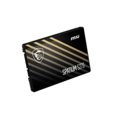 SSD MSI Spatium S270, 960GB, 2.5, Sata III 6GB/s, Leitura 500MB/s, Gravacao 450MB/s, SPATIUM-S270-960G Marca: MSI