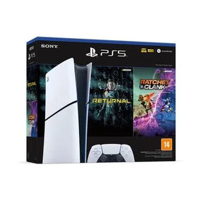 Console PlayStation 5 Slim Sony, SSD 1TB, Com Controle Sem Fio DualSense, Branco + 2 Jogos - 1000038899