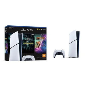 Console PlayStation 5 Slim Sony, SSD 1TB, Com Controle Sem Fio DualSense, Branco + 2 Jogos - 1000038899