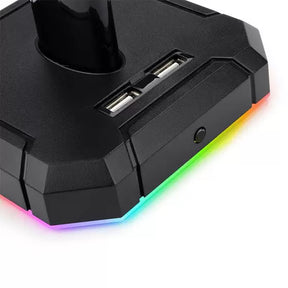 Suporte para Headset Gamer Redragon Scepter Pro HA300, RGB, 4 Portas USB - HA300