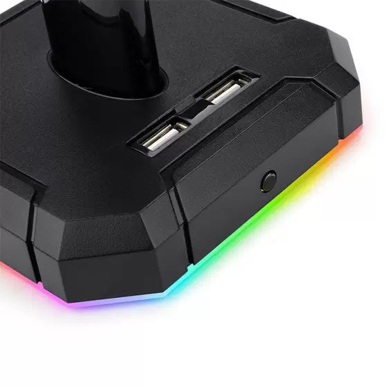 Suporte para Headset Gamer Redragon Scepter Pro HA300, RGB, 4 Portas USB - HA300