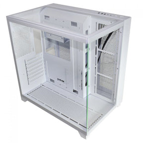 Gabinete Gamer K-MEX Tiger Shark, Aquario, Mid Tower, Vidro Temperado, ATX, White, Sem Fonte, Sem Fan, CGW4J1RH002CB0X