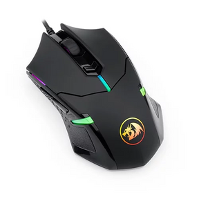 Mouse Gamer Redragon Centrophorus 2 RGB, 7200DPI, 6 Botões, Preto - M601-RGB