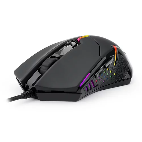 Mouse Gamer Redragon Centrophorus 2 RGB, 7200DPI, 6 Botões, Preto - M601-RGB