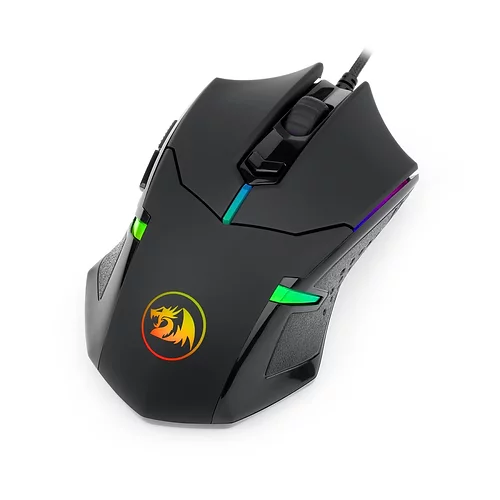 Mouse Gamer Redragon Centrophorus 2 RGB, 7200DPI, 6 Botões, Preto - M601-RGB