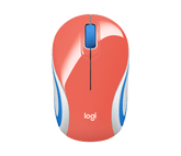 Mini Mouse sem fio Logitech M187 com Design Ambidestro