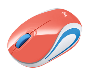 Mini Mouse sem fio Logitech M187 com Design Ambidestro