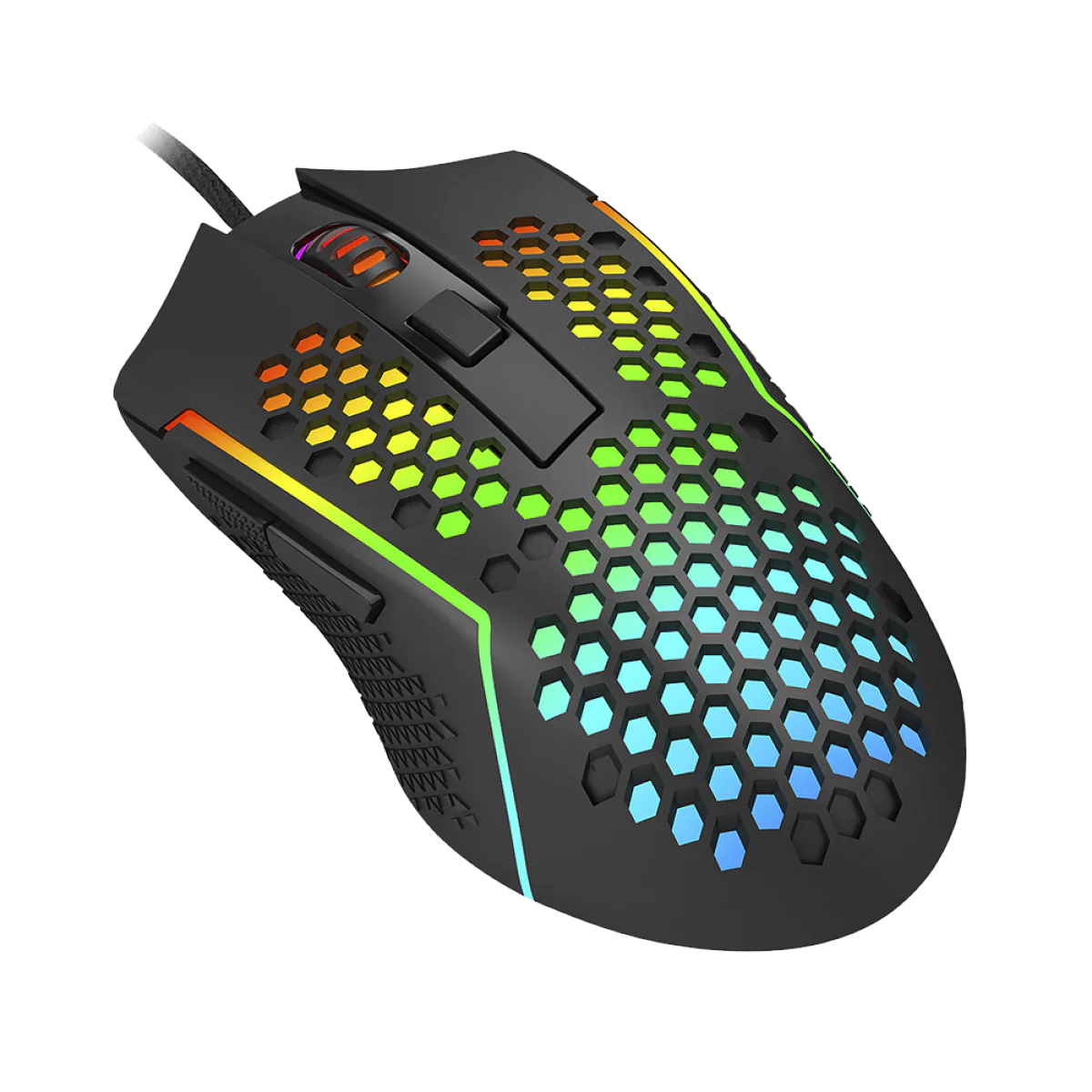 Mouse Gamer Redragon Reaping, RGB, 6 Botões, 12400 DPI, Black, M987-K