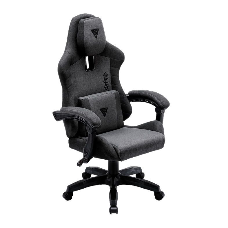 CADEIRA GAMER GAMDIAS ZELUS E3 WEAVE L GB, CINZA E PRETO, ZELUS-E3-WEAVE-L-GB